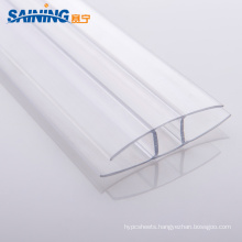 U Profile PC Sheet Polycarbonate Roofing Profiles Connector Shape Accessory